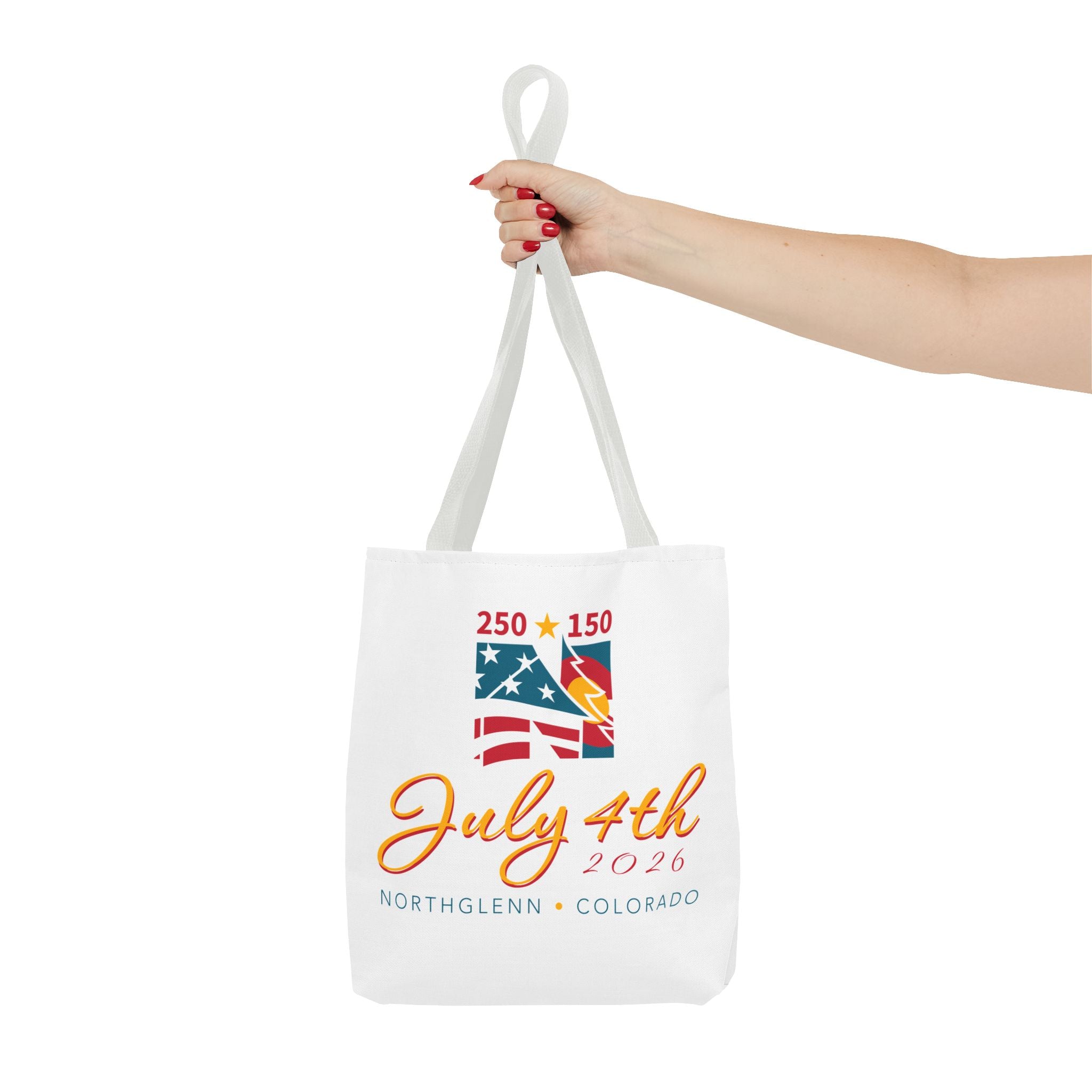 Sesquisemiquincentennial July 4th Tote Bag — Community Market Grocery Shopper