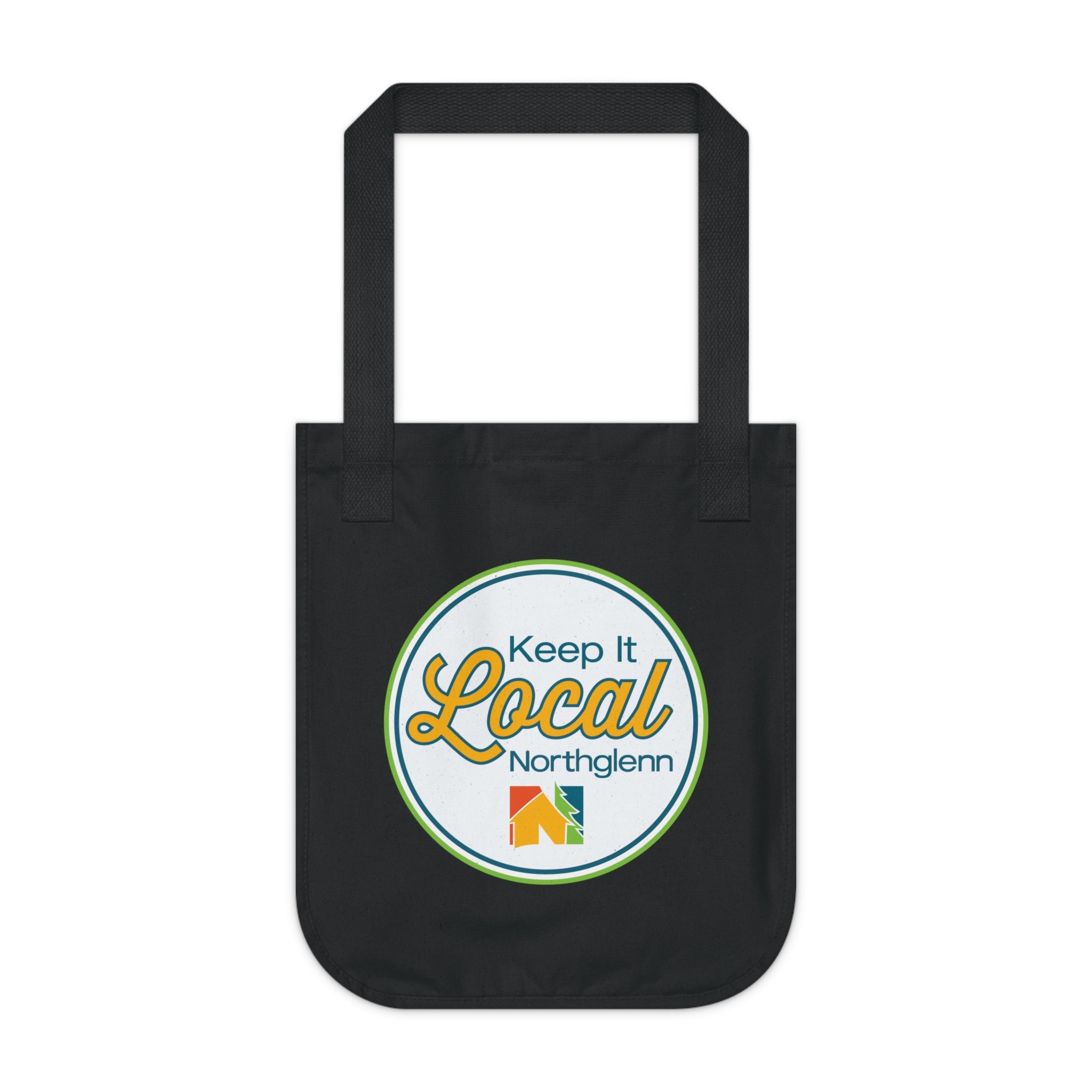 Keep It Local Northglenn Organic Canvas Tote Bag — Eco Reusable Market Bag