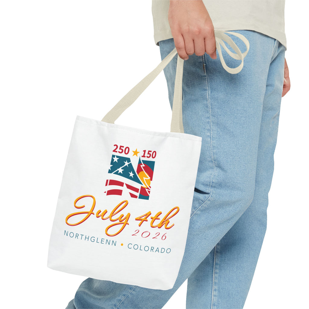 Sesquisemiquincentennial July 4th Tote Bag — Community Market Grocery Shopper