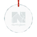 Northglenn Engraved Crystal Ornament