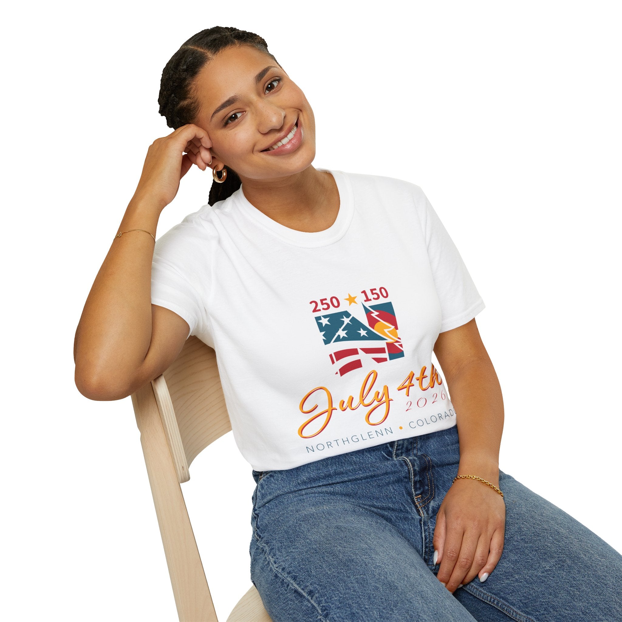 Sesquisemiquincentennial July 4th T-Shirt — Colorful Collectable Tee