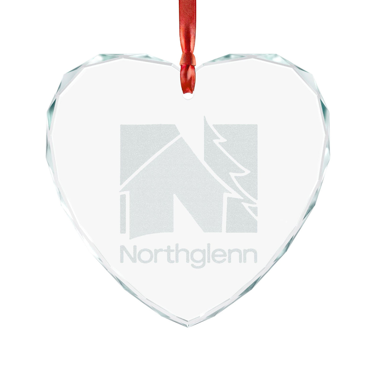 Northglenn Engraved Crystal Ornament