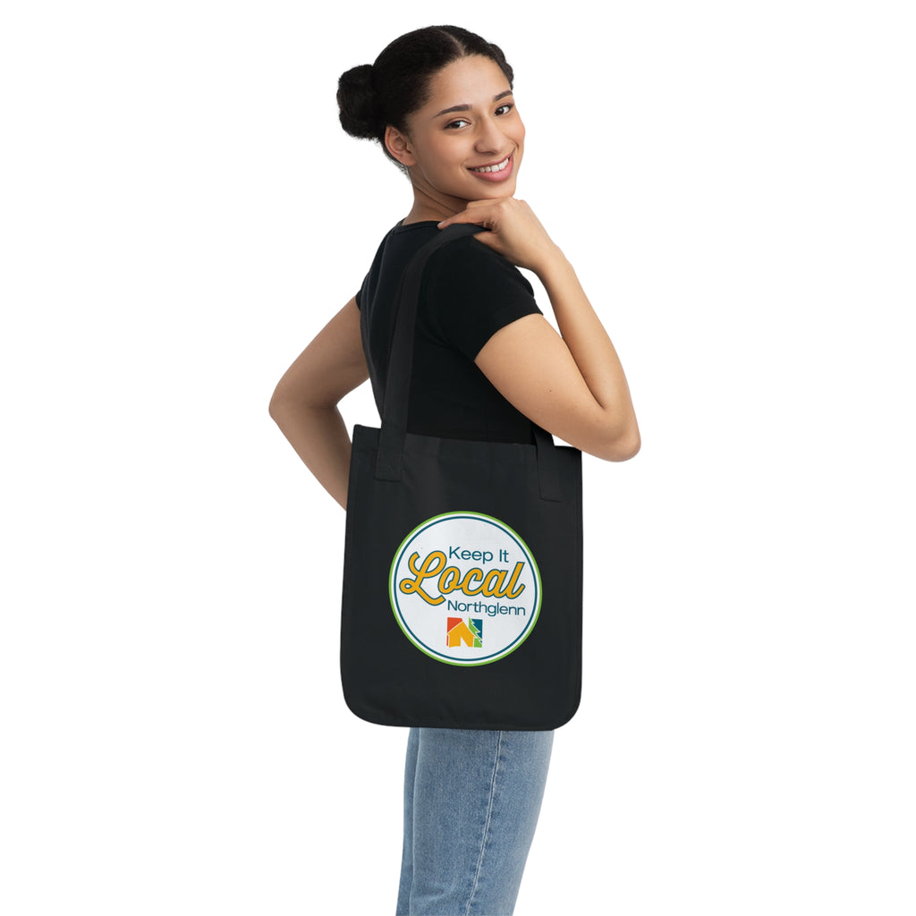 Keep It Local Northglenn Organic Canvas Tote Bag — Eco Reusable Market Bag