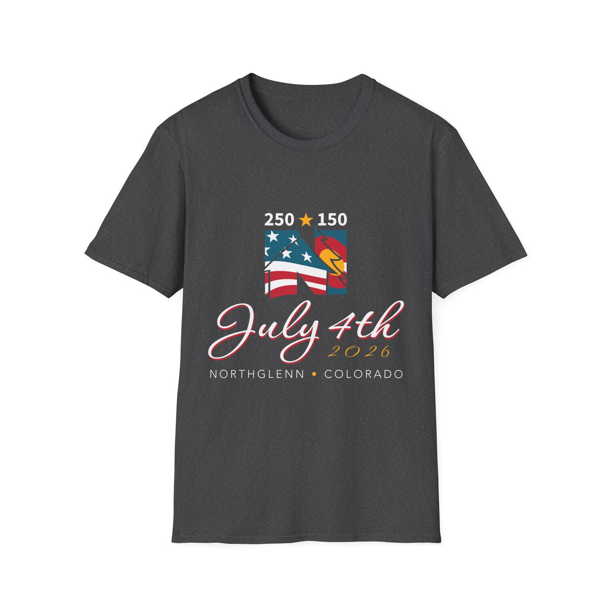 Sesquisemiquincentennial July 4th T-Shirt — Colorful Collectable Tee
