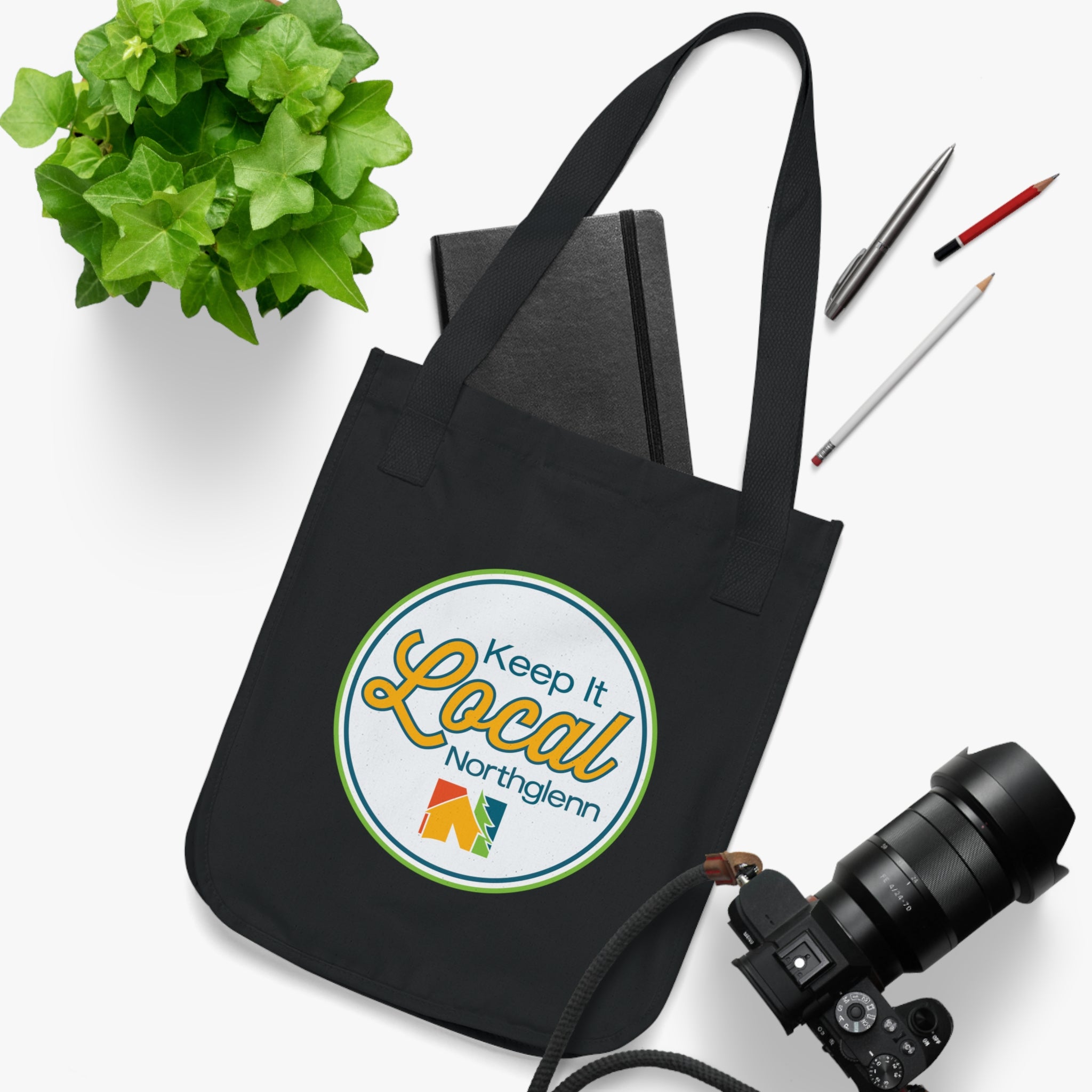 Keep It Local Northglenn Organic Canvas Tote Bag — Eco Reusable Market Bag