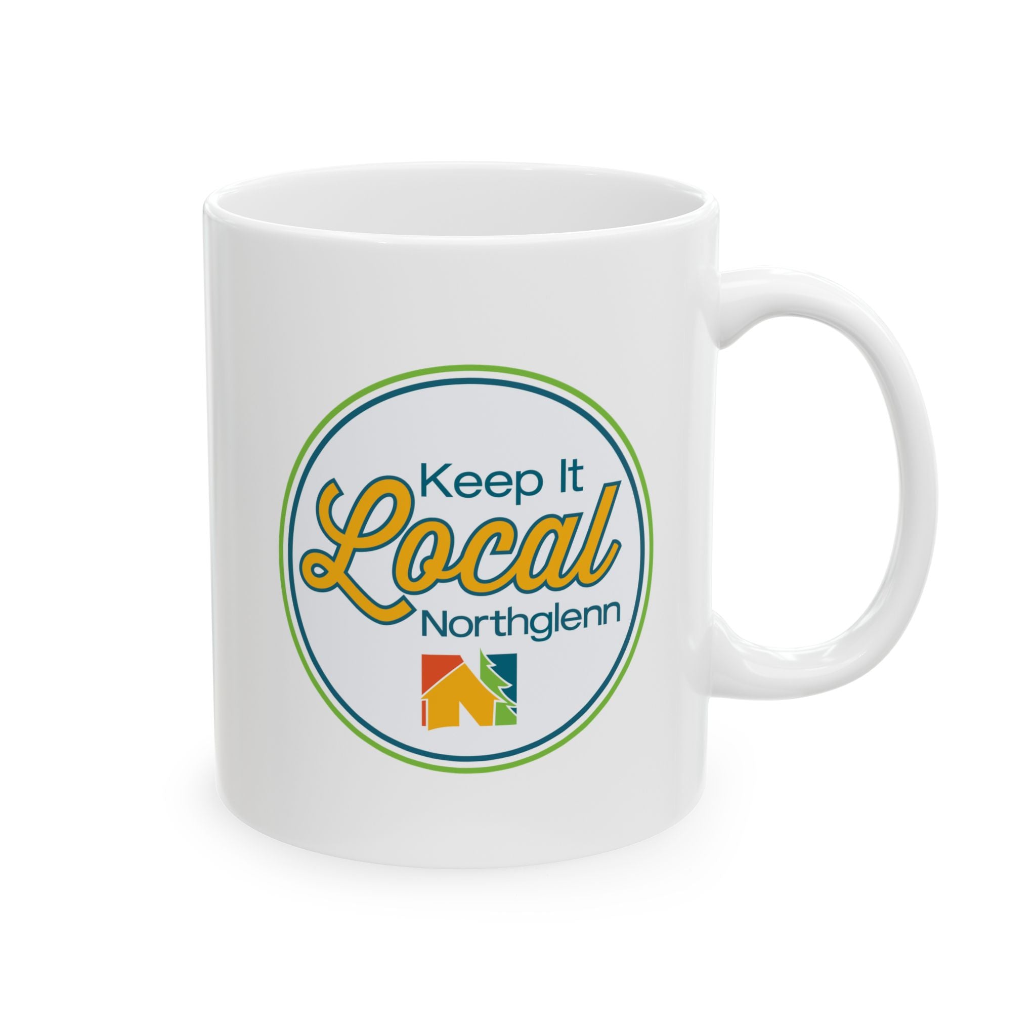 Keep It Local Coffee Mug — Support Local Small Business Ceramic Mug (11oz, 15oz)