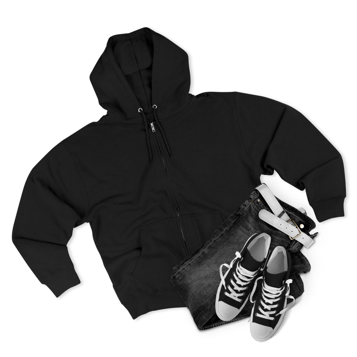 Pirate Festival Zip Hoodie — Skull & Crossed Cutlasses Back Print
