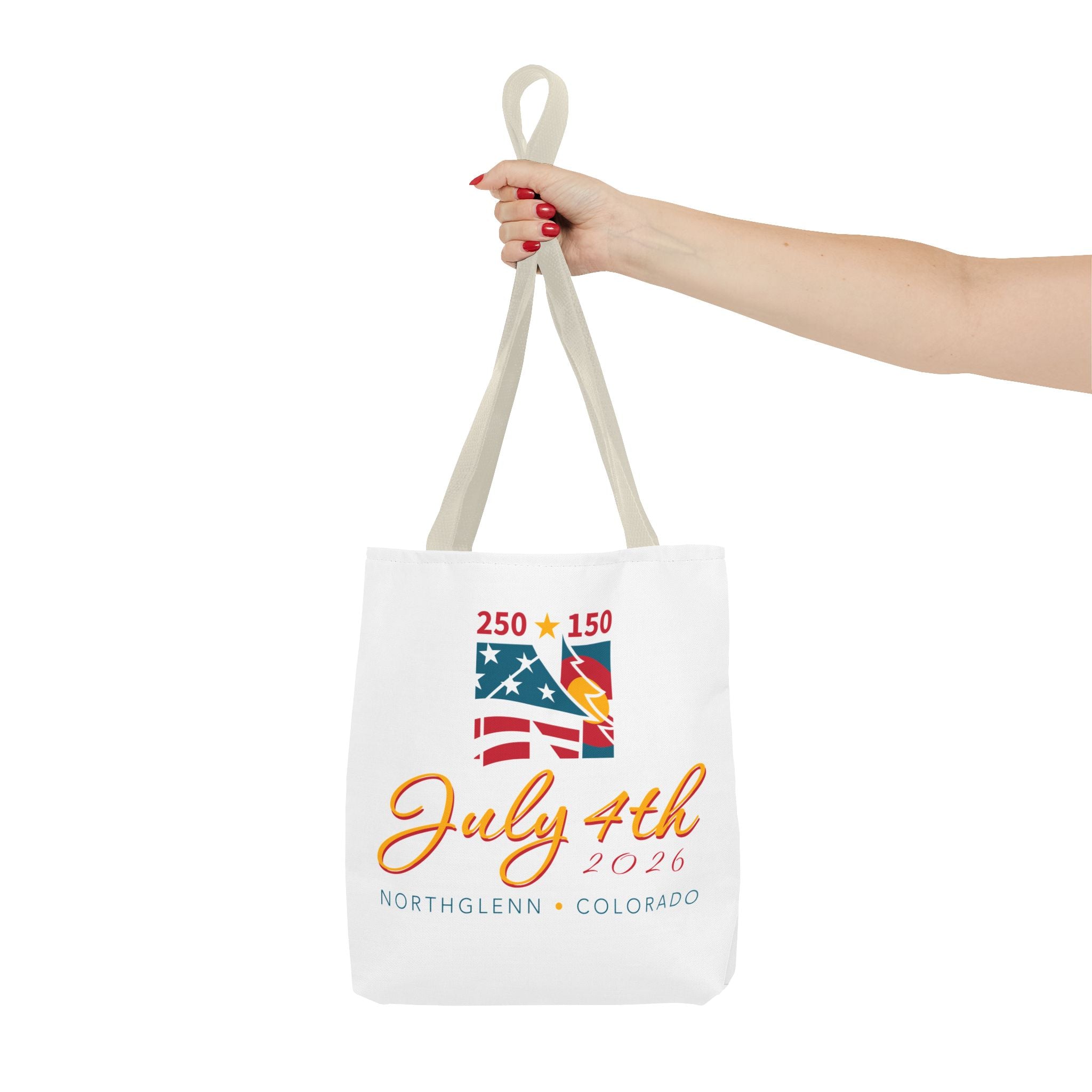 Sesquisemiquincentennial July 4th Tote Bag — Community Market Grocery Shopper