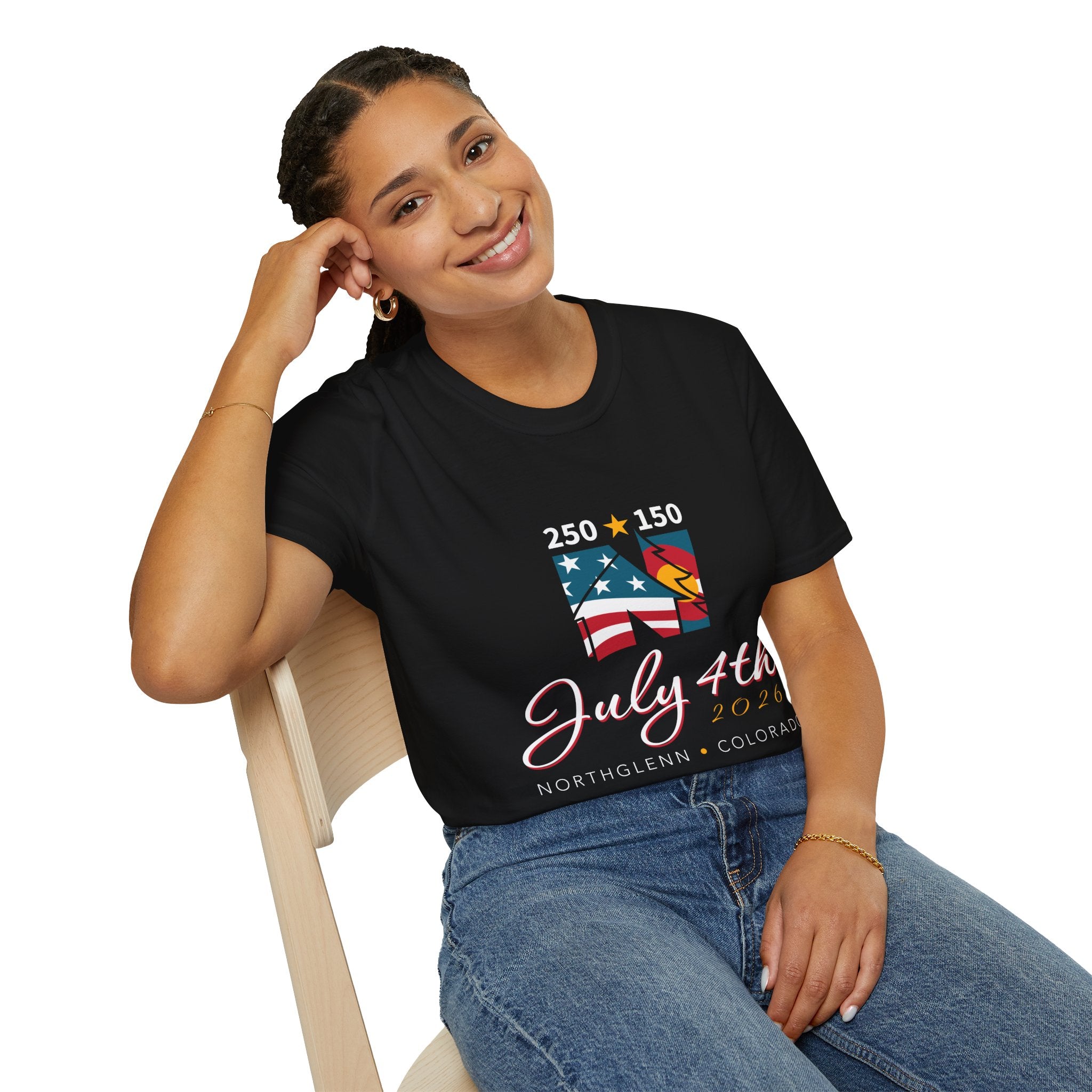 Sesquisemiquincentennial July 4th T-Shirt — Colorful Collectable Tee