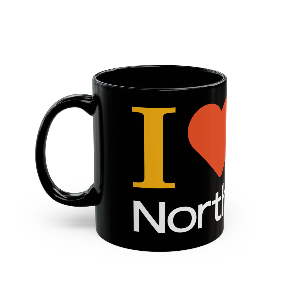 I Love Northglenn Mug —  Black Coffee Cup (11oz/15oz)