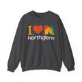 I Love Northglenn Crewneck Sweatshirt — Retro Heart & Neighborhood Icon Pullover