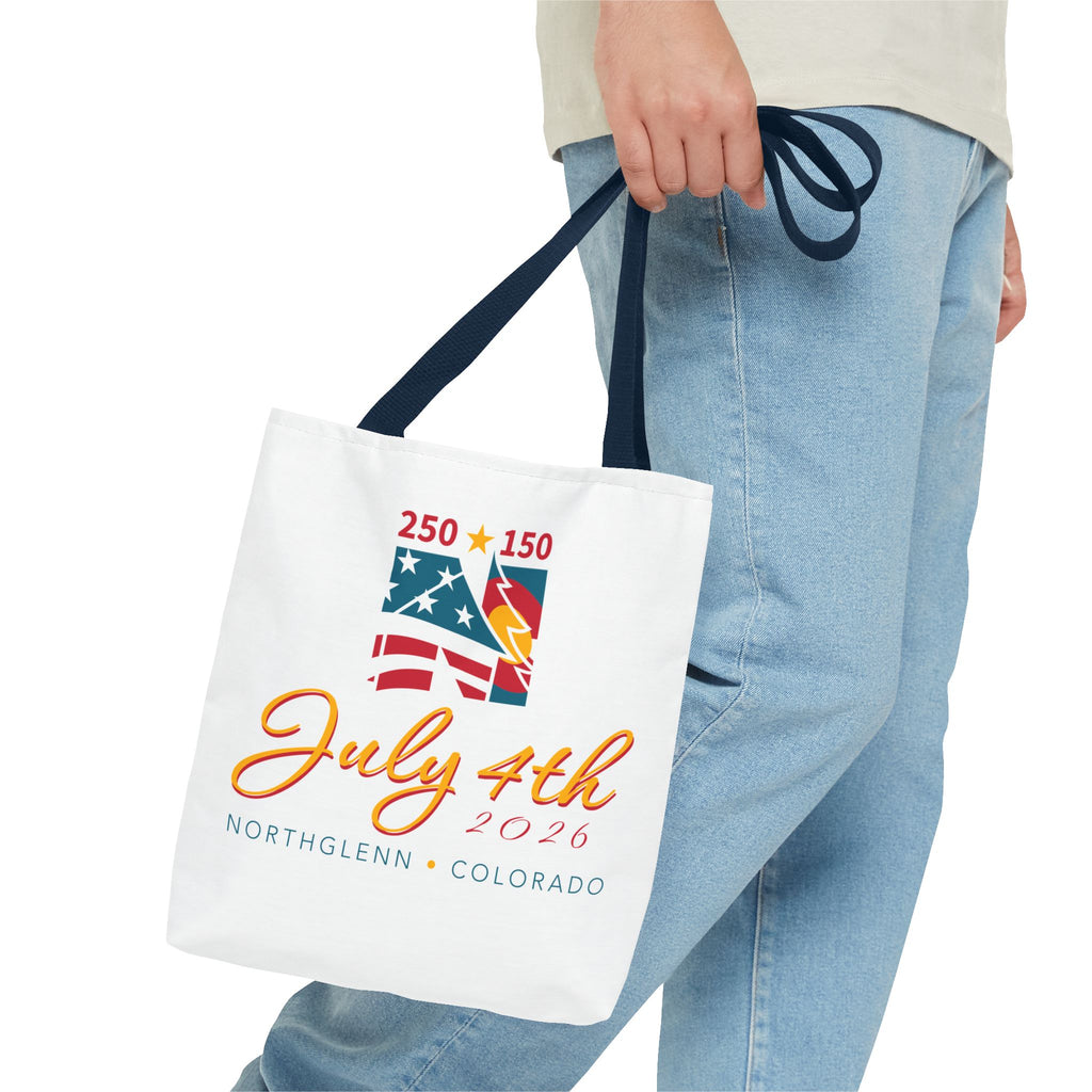 Sesquisemiquincentennial July 4th Tote Bag — Community Market Grocery Shopper