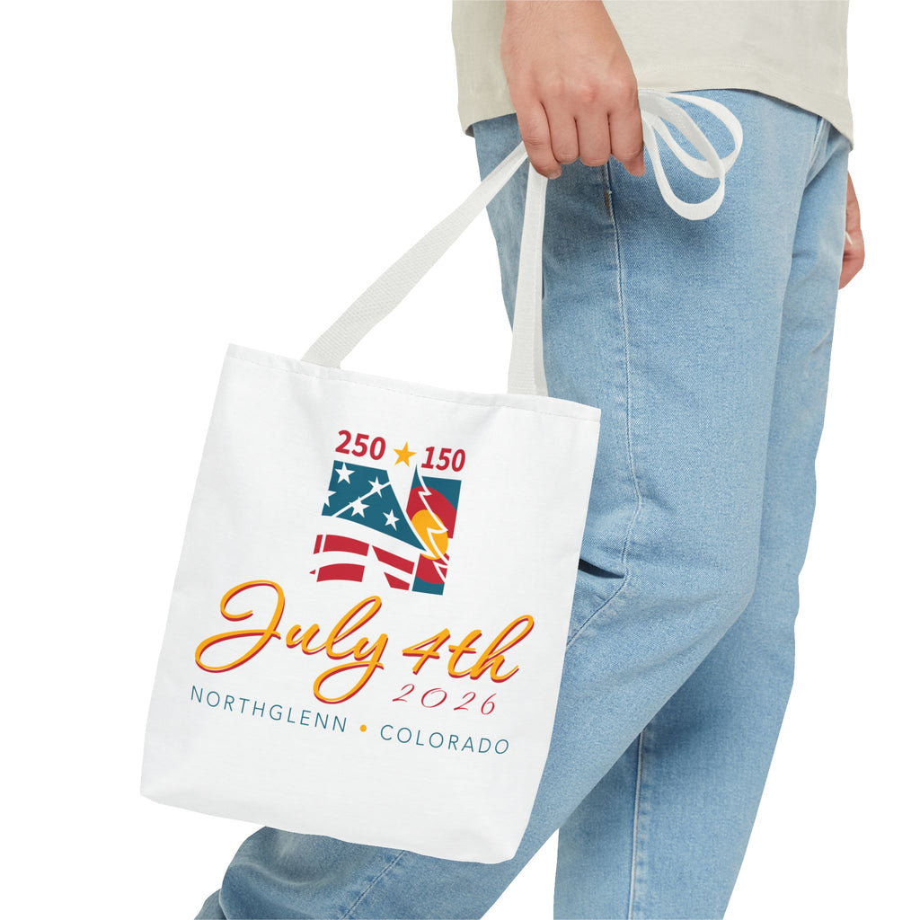 Sesquisemiquincentennial July 4th Tote Bag — Community Market Grocery Shopper