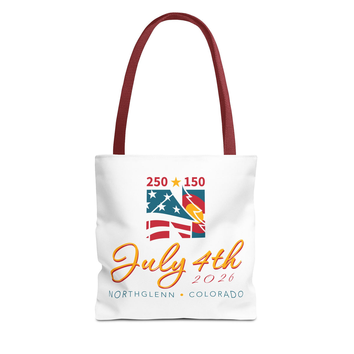 Sesquisemiquincentennial July 4th Tote Bag — Community Market Grocery Shopper