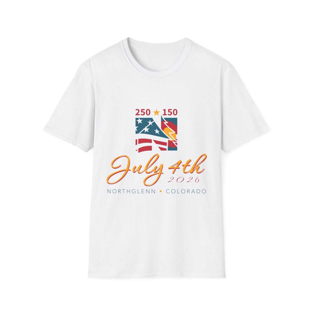 Sesquisemiquincentennial July 4th T-Shirt — Colorful Collectable Tee