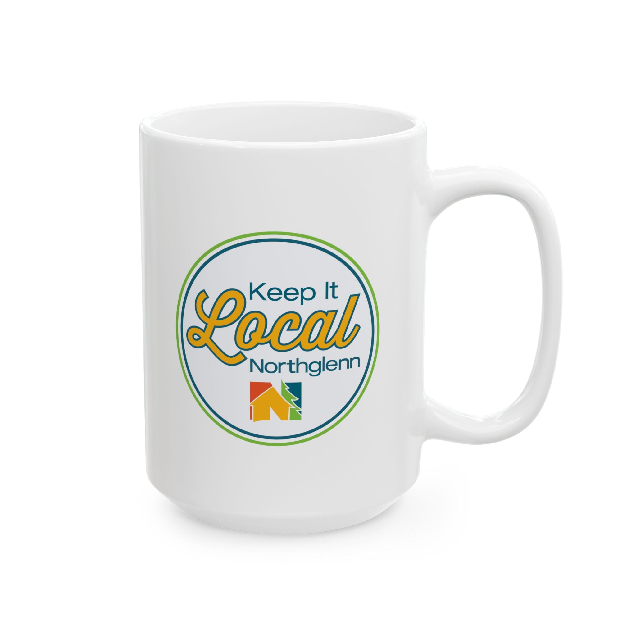 Keep It Local Coffee Mug — Support Local Small Business Ceramic Mug (11oz, 15oz)