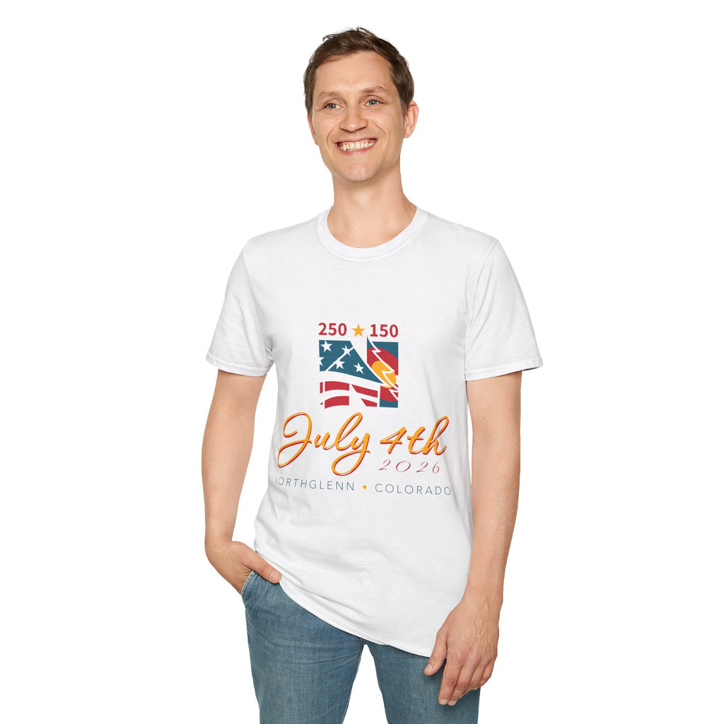 Sesquisemiquincentennial July 4th T-Shirt — Colorful Collectable Tee